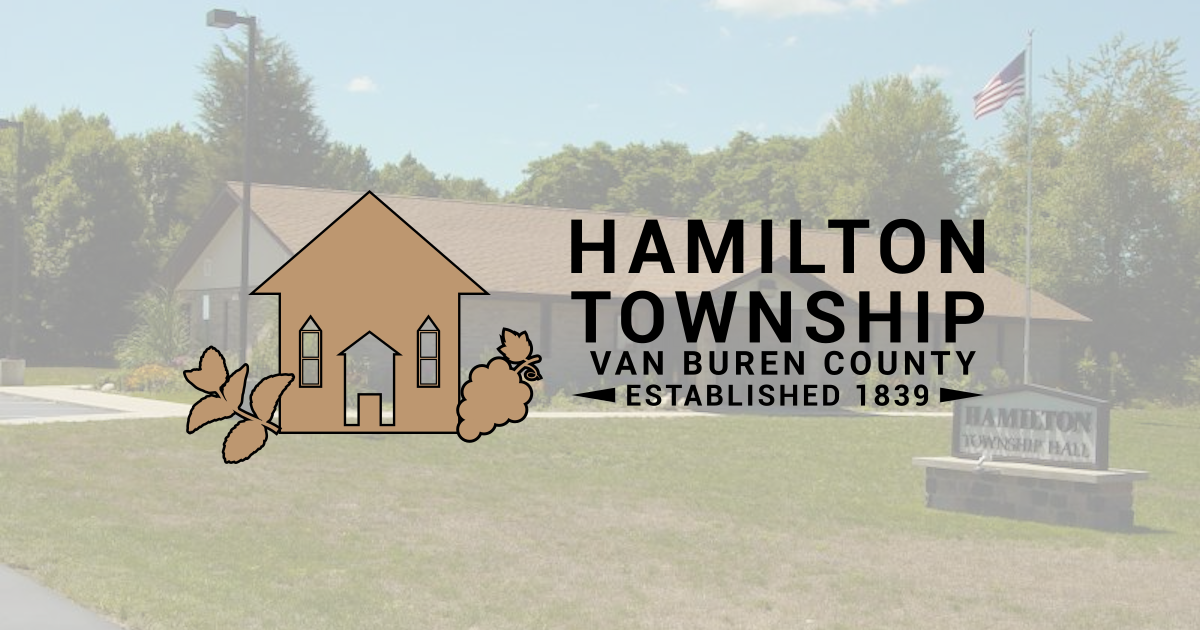 Permit Contact Information Hamilton Township